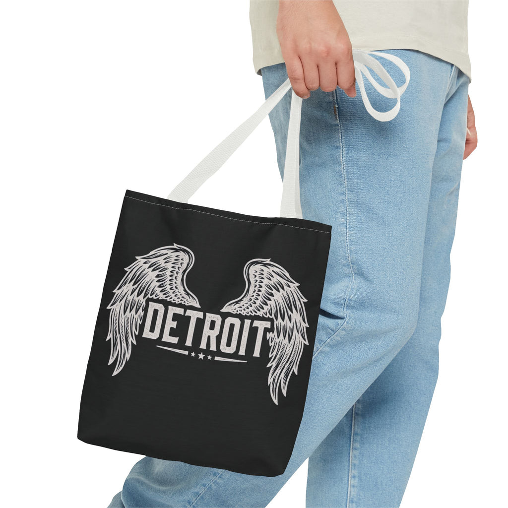 Detroit Wings Tote Bag — Vintage Angel Wing City Pride Tote