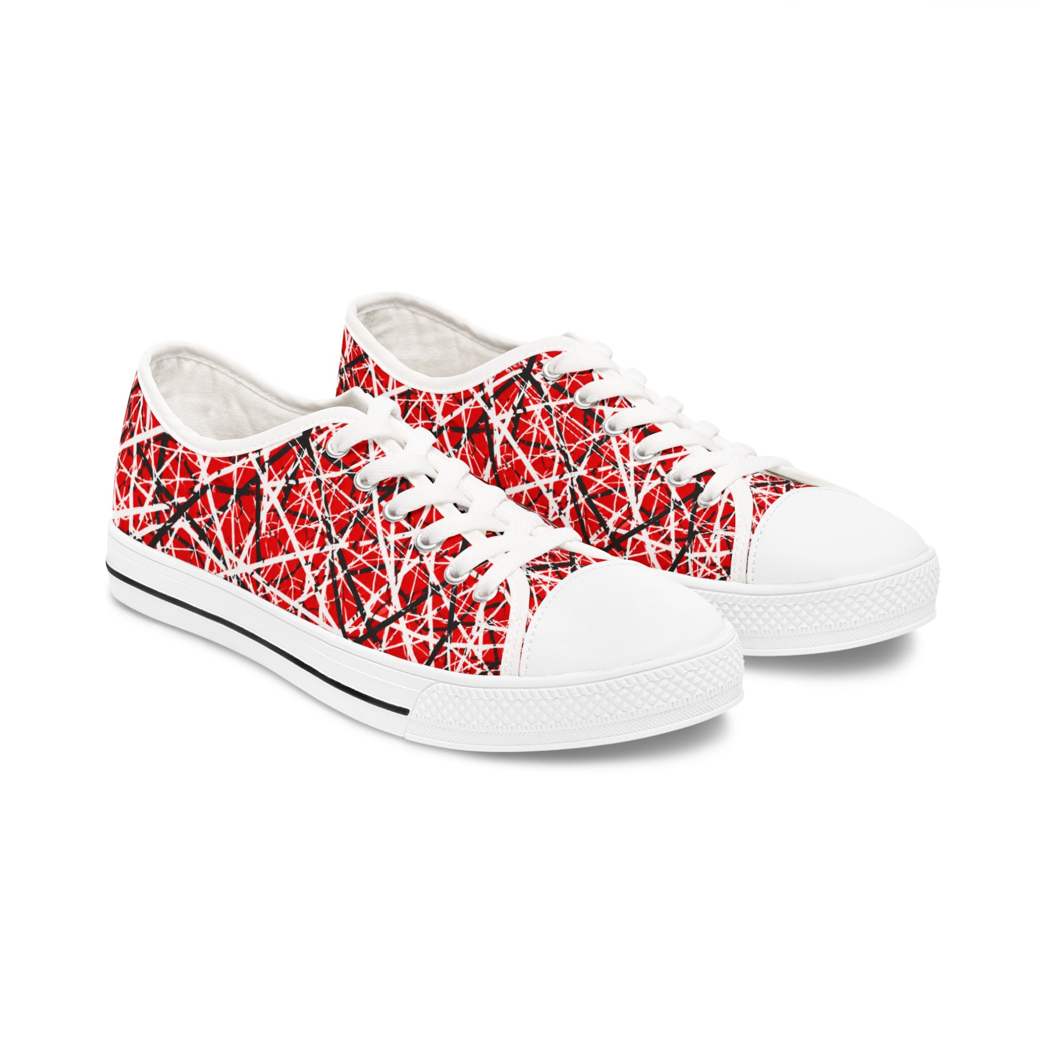 EVH Van Halen Tribute Pattern - Women's Low Top Sneakers