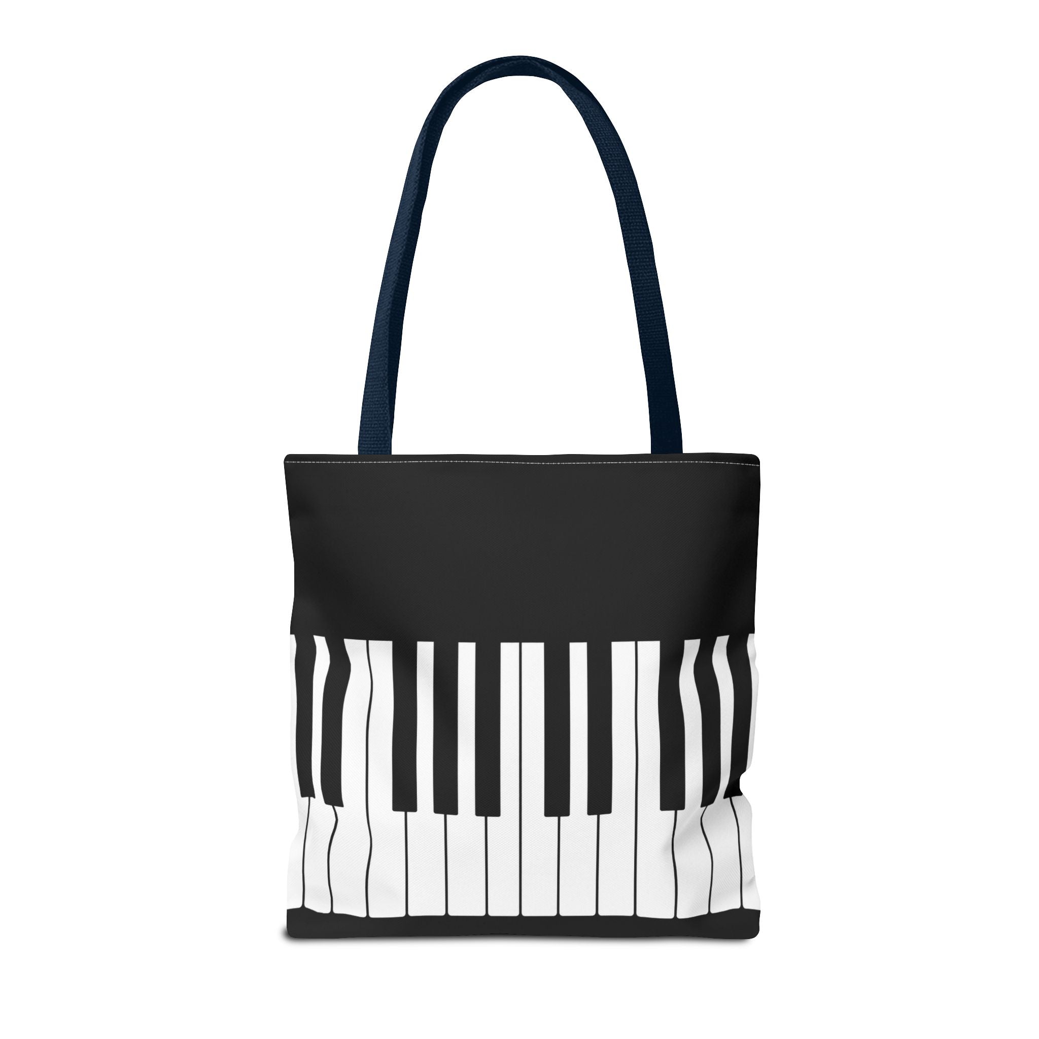 Piano Keys Tote Bag - Musician Keyboard Print Canvas Tote