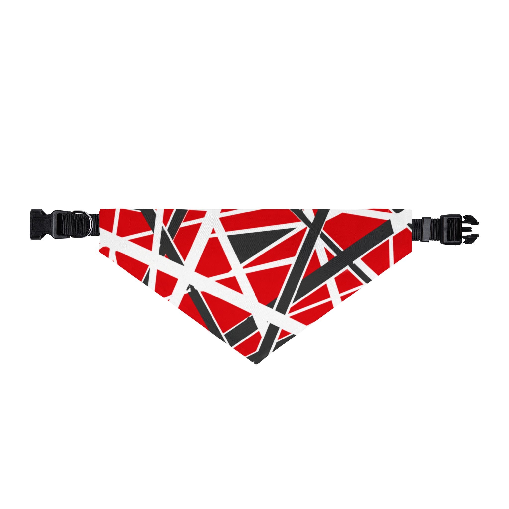EVH Van Halen Clip-On Pet Bandana – Geometric Rocker Dog Collar Accessory