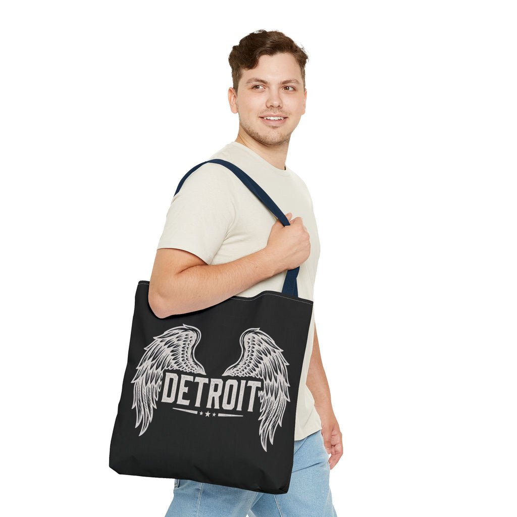 Detroit Wings Tote Bag — Vintage Angel Wing City Pride Tote