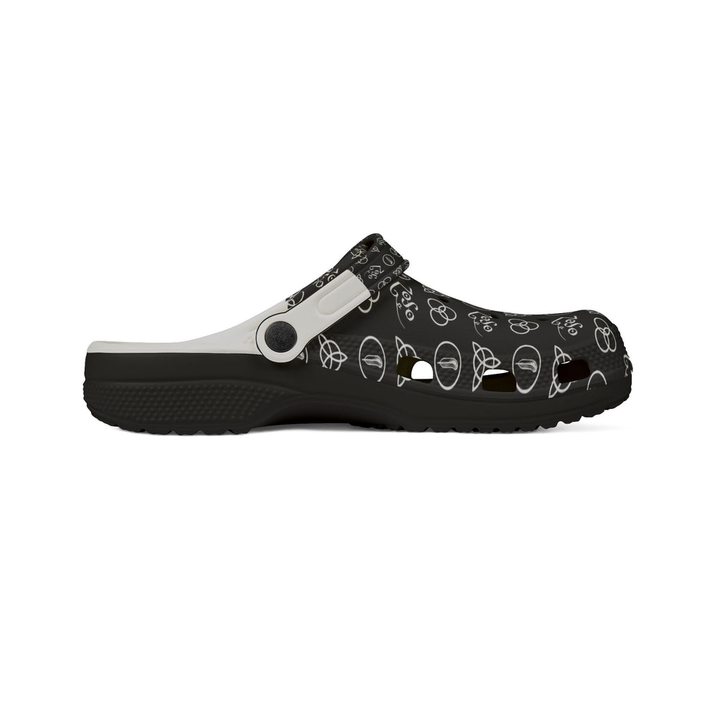 Led Zeppelin symbols Pattern EVA Foam Clogs - Lightweight Slip-On Garden Shoes