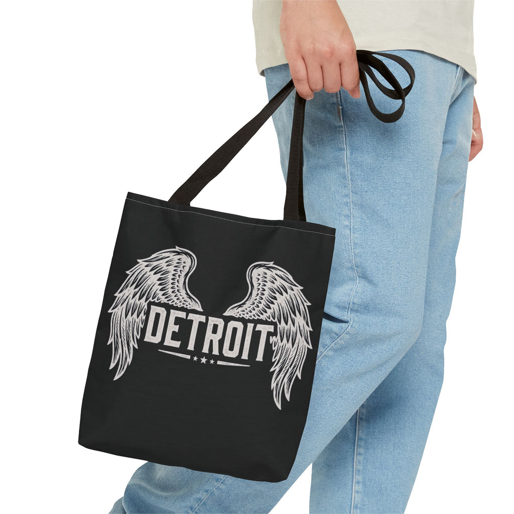 Detroit Wings Tote Bag — Vintage Angel Wing City Pride Tote