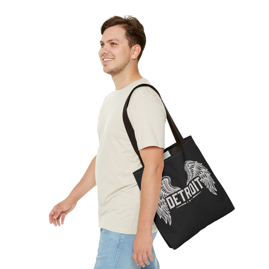 Detroit Wings Tote Bag — Vintage Angel Wing City Pride Tote