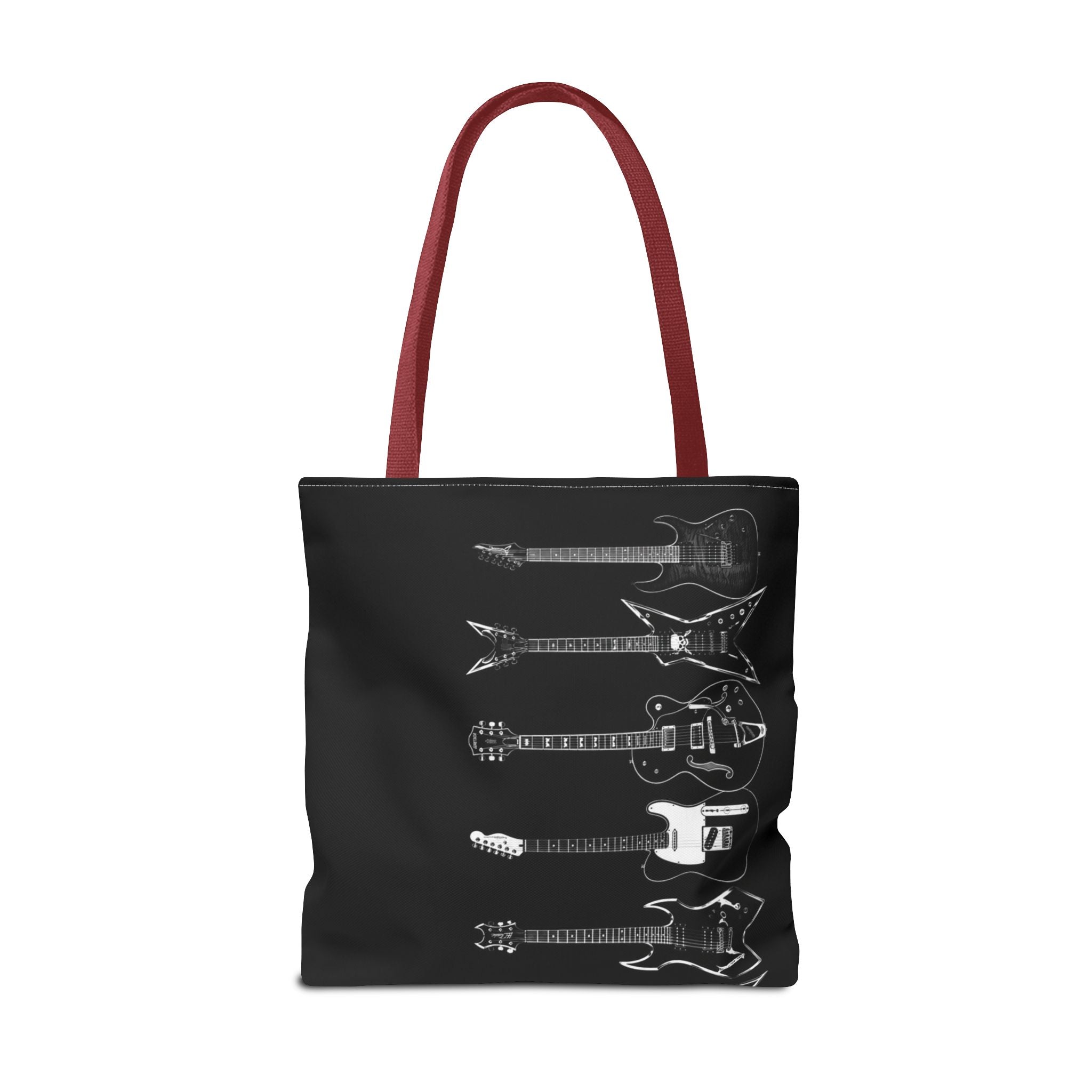 Electric Guitars Black Tote Bag – Rock Music Instrument Shopper