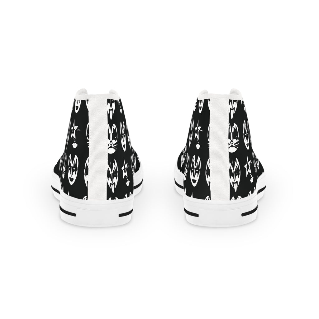 High Top Sneakers — Kiss Tribute Pattern Casual Men's Shoes