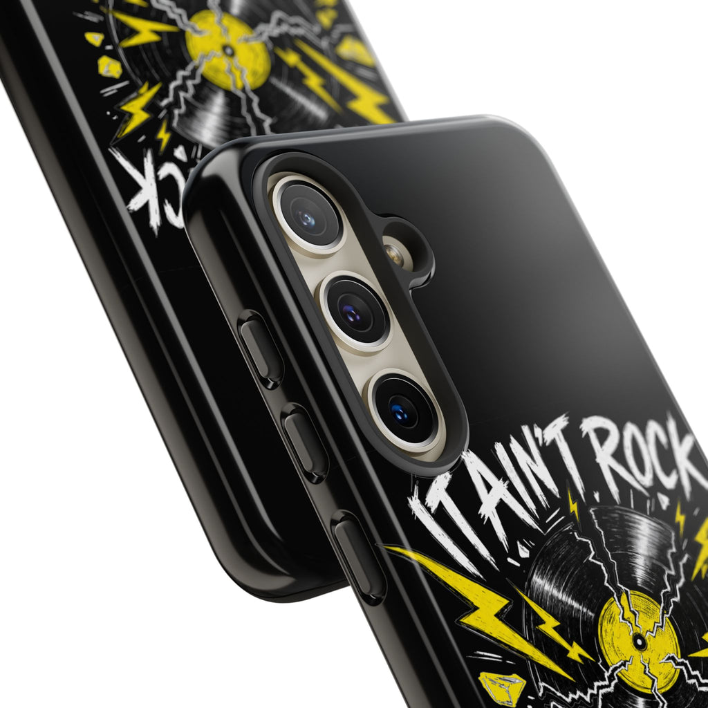 Phone Case — "It Ain't Rock Without the Snap Crackle & Pop" Vintage Vinyl Design