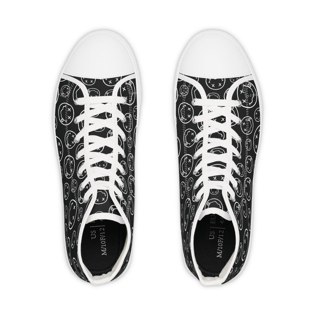 High Top Sneakers – Nirvana grunge Skate Shoes