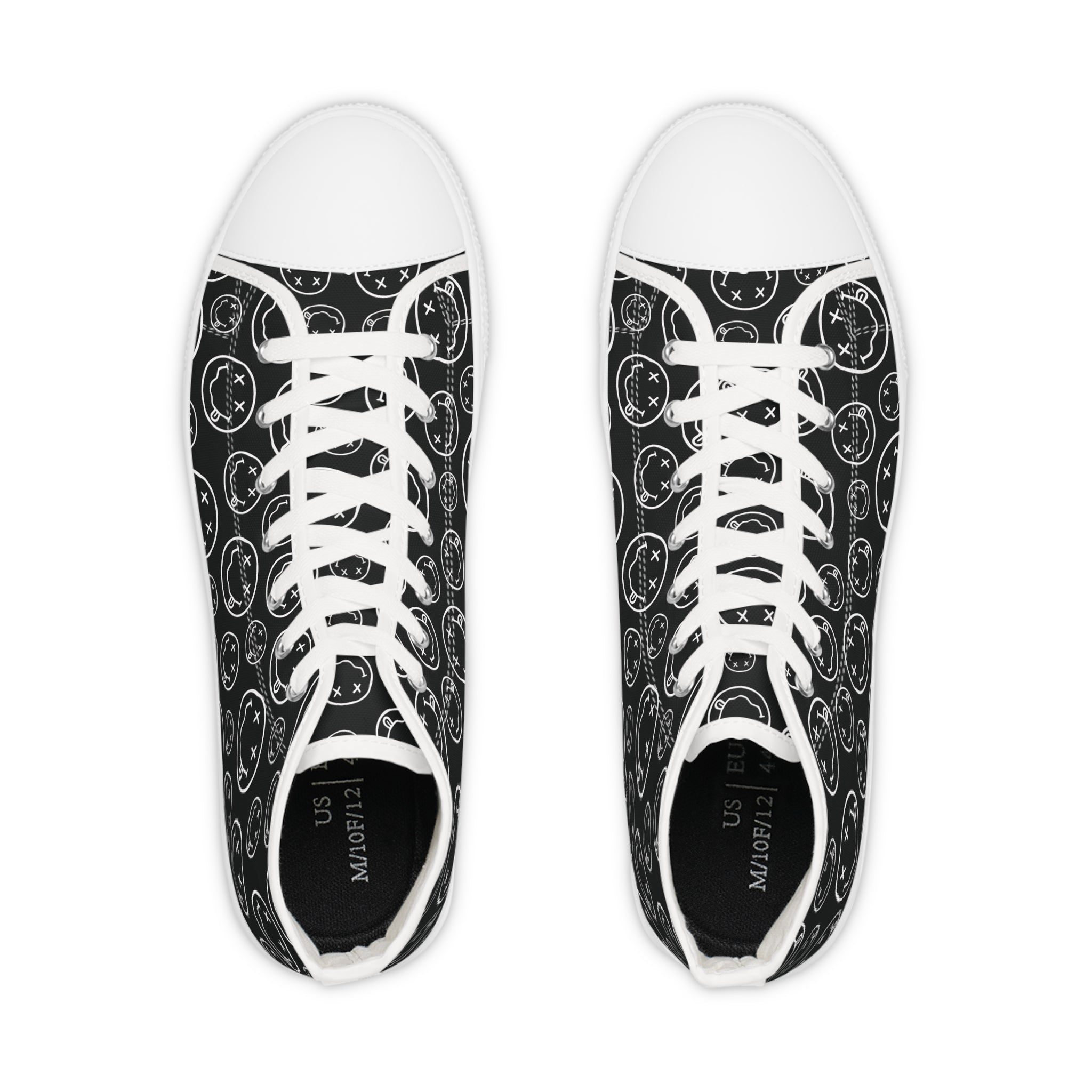 High Top Sneakers – Nirvana grunge Skate Shoes