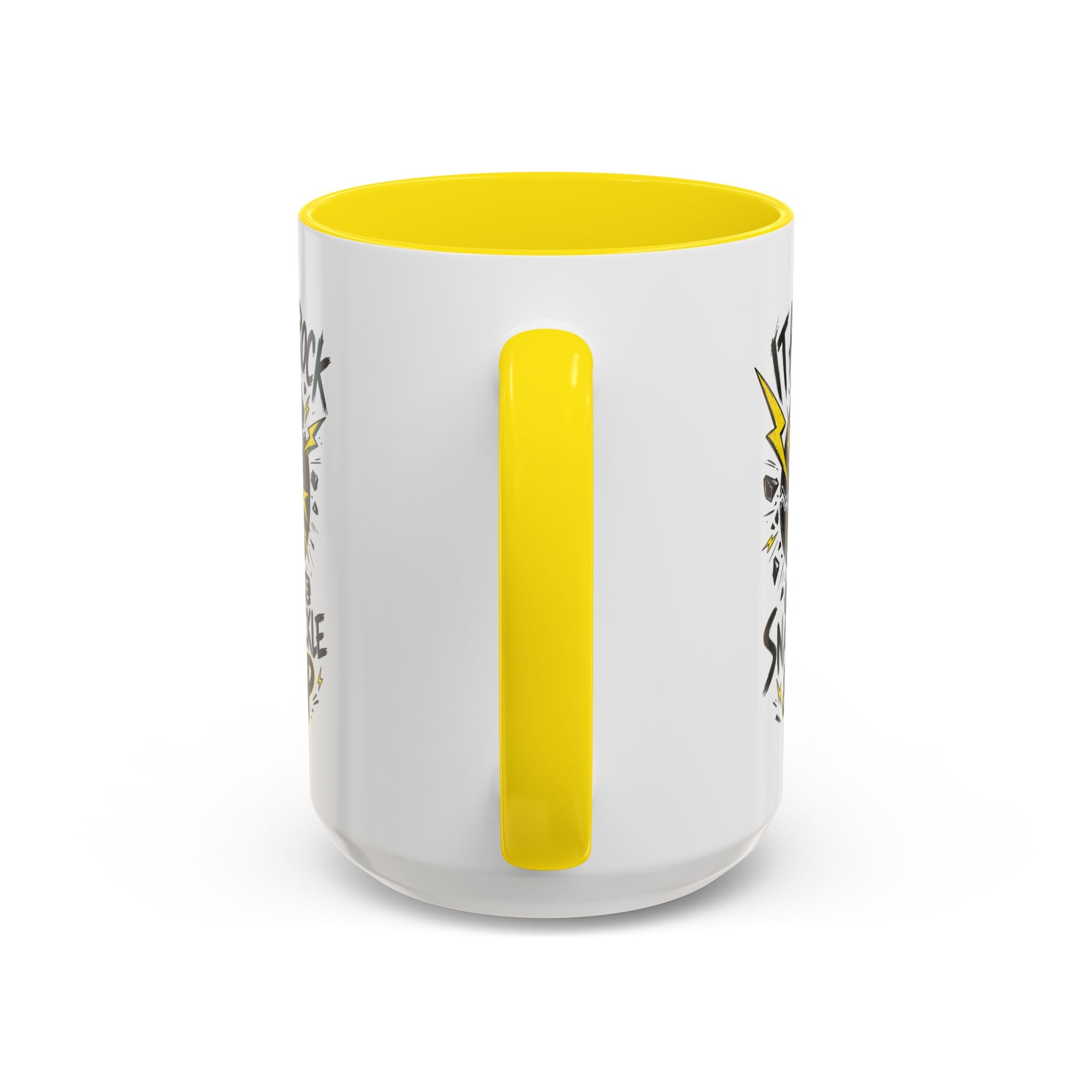 Coffee Mug — "It Ain't Rock Without the Snap Crackle & Pop" Retro Vinyl Accent Mug