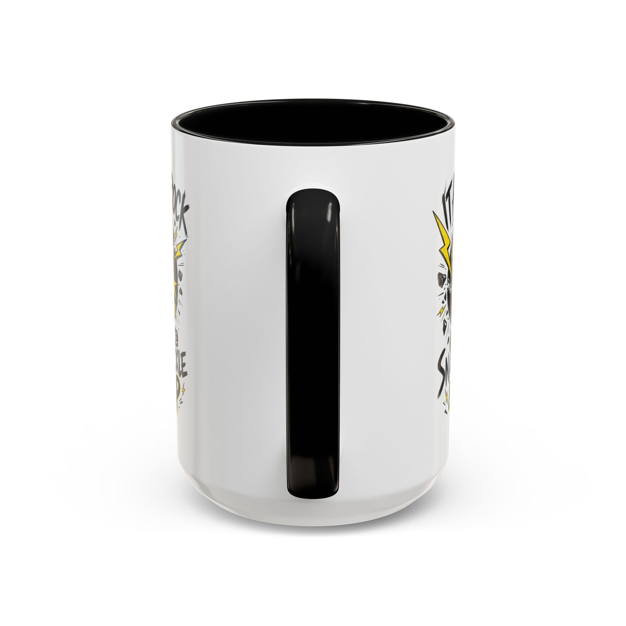 Coffee Mug — "It Ain't Rock Without the Snap Crackle & Pop" Retro Vinyl Accent Mug