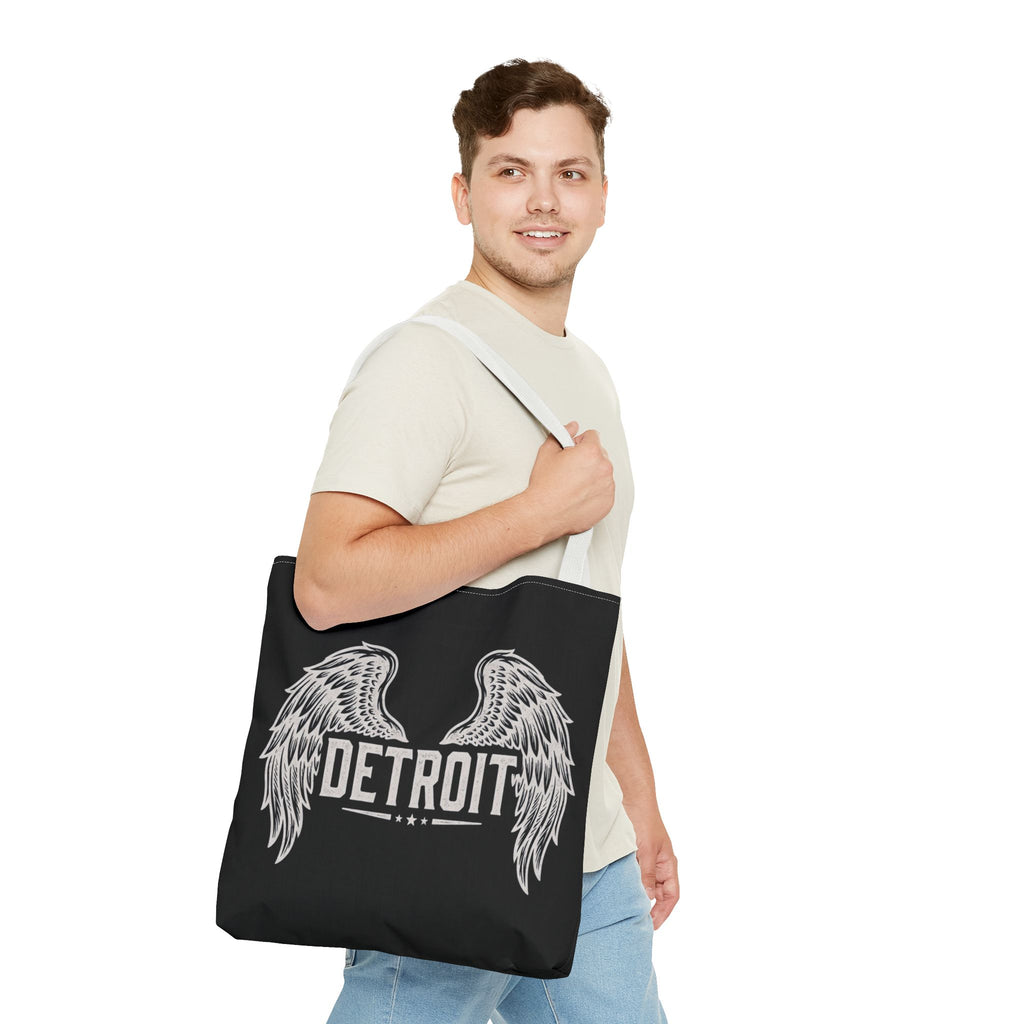 Detroit Wings Tote Bag — Vintage Angel Wing City Pride Tote