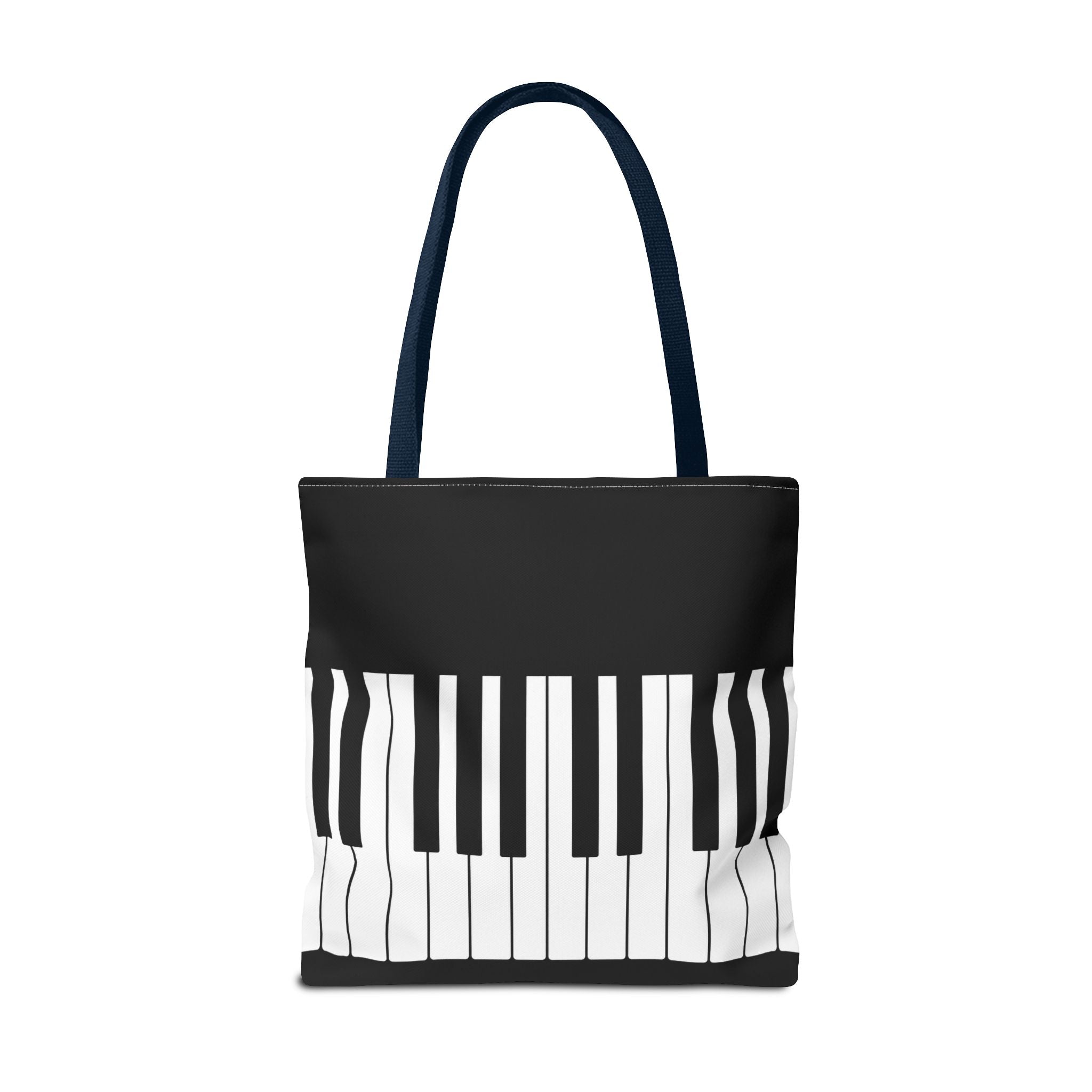 Piano Keys Tote Bag - Musician Keyboard Print Canvas Tote
