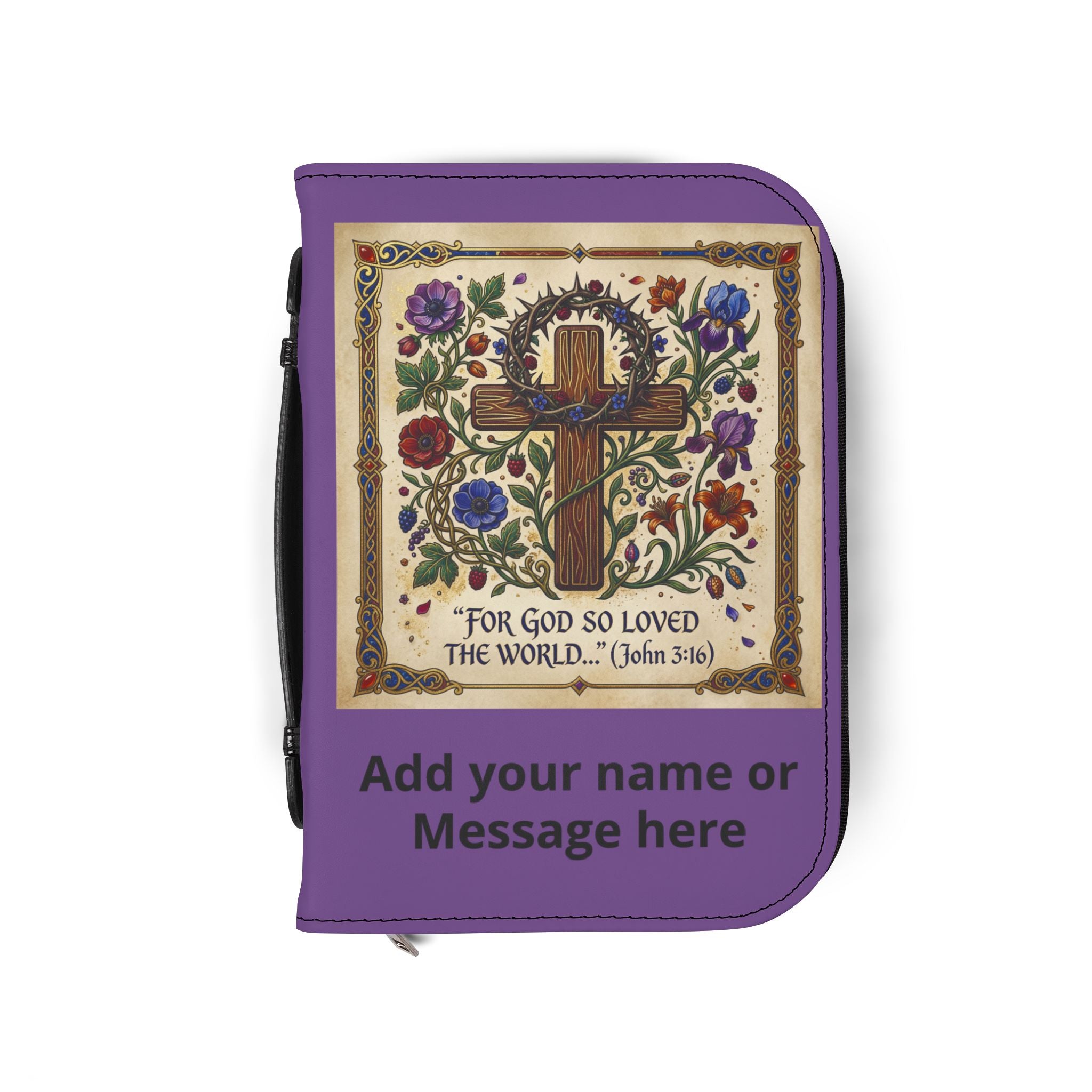 Bible Cover - “For God so loved the world…”