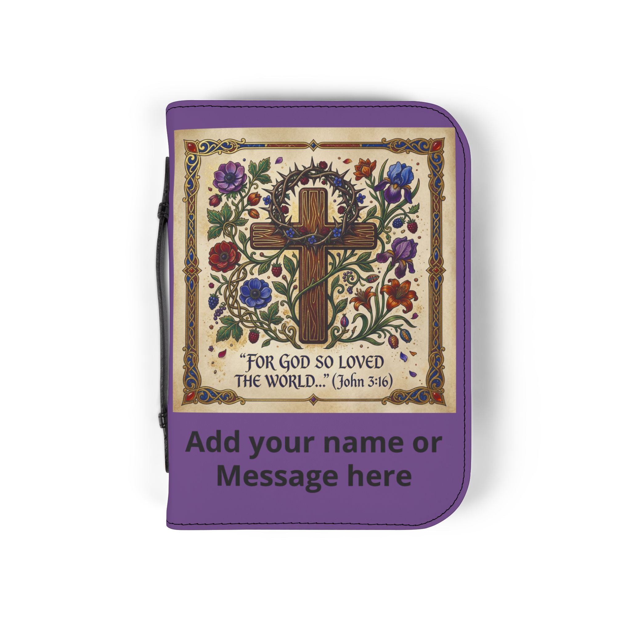 Bible Cover - “For God so loved the world…”