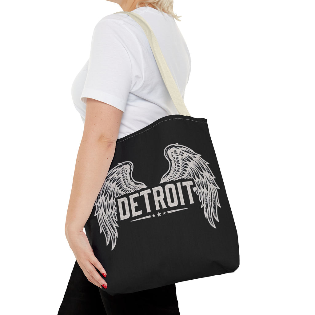 Detroit Wings Tote Bag — Vintage Angel Wing City Pride Tote