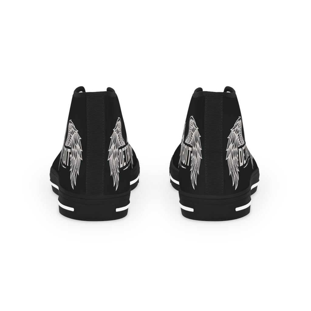 High Top Sneakers — Detroit Wings Graphic