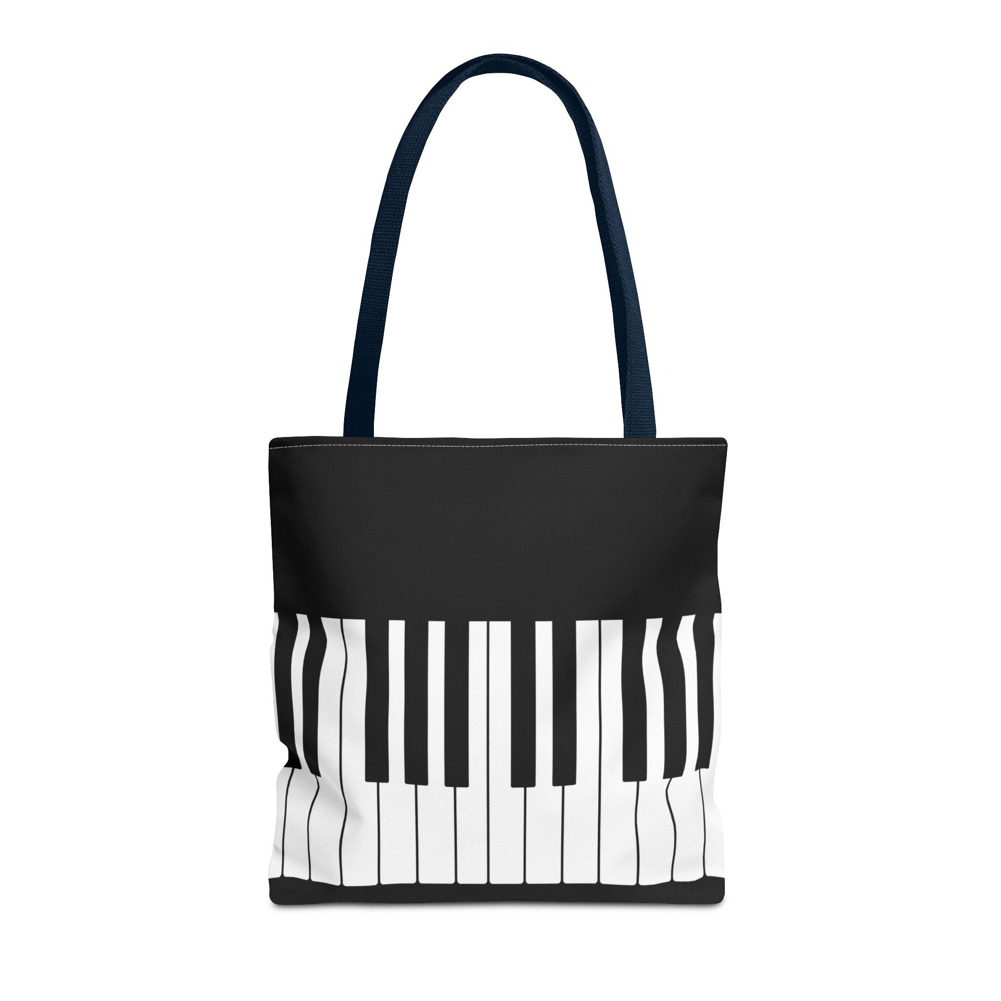 Piano Keys Tote Bag - Musician Keyboard Print Canvas Tote