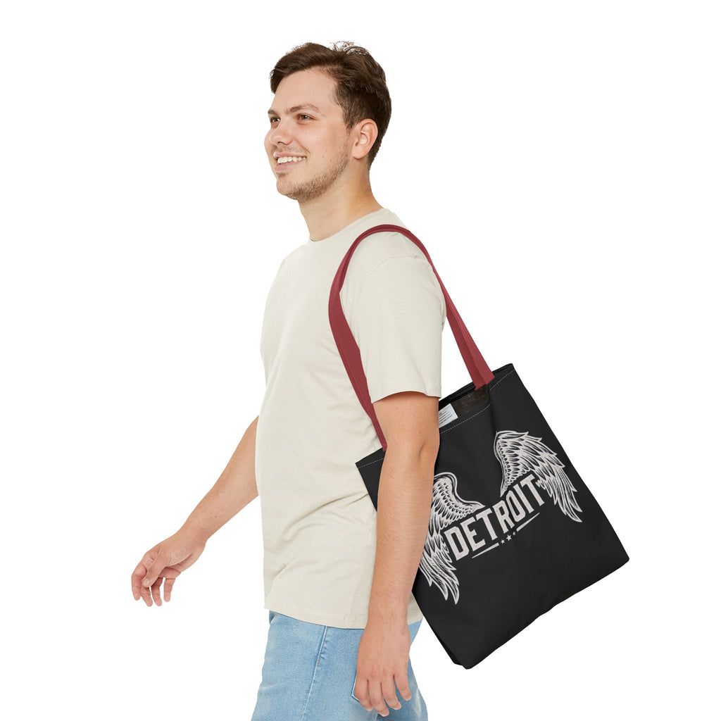 Detroit Wings Tote Bag — Vintage Angel Wing City Pride Tote