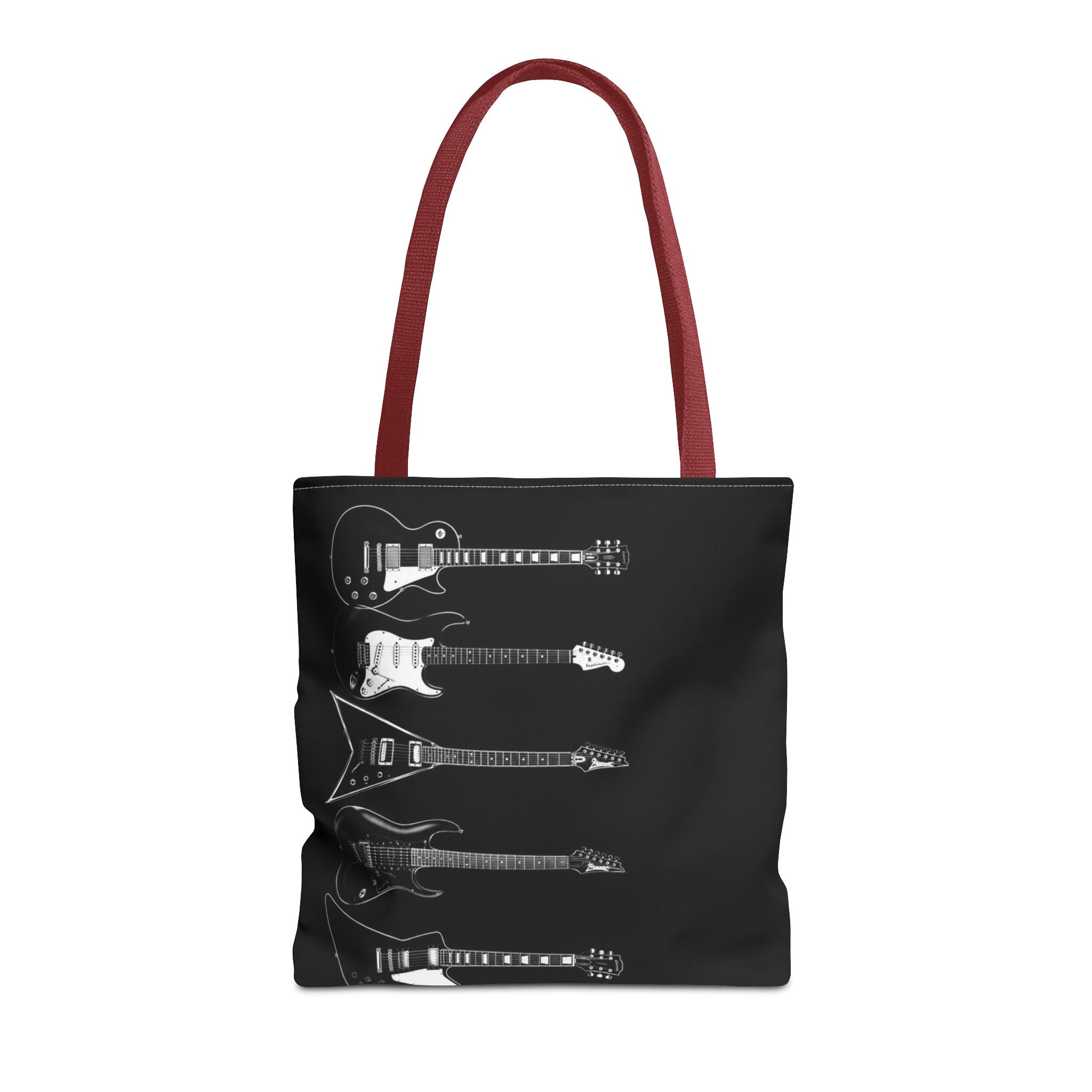 Electric Guitars Black Tote Bag – Rock Music Instrument Shopper