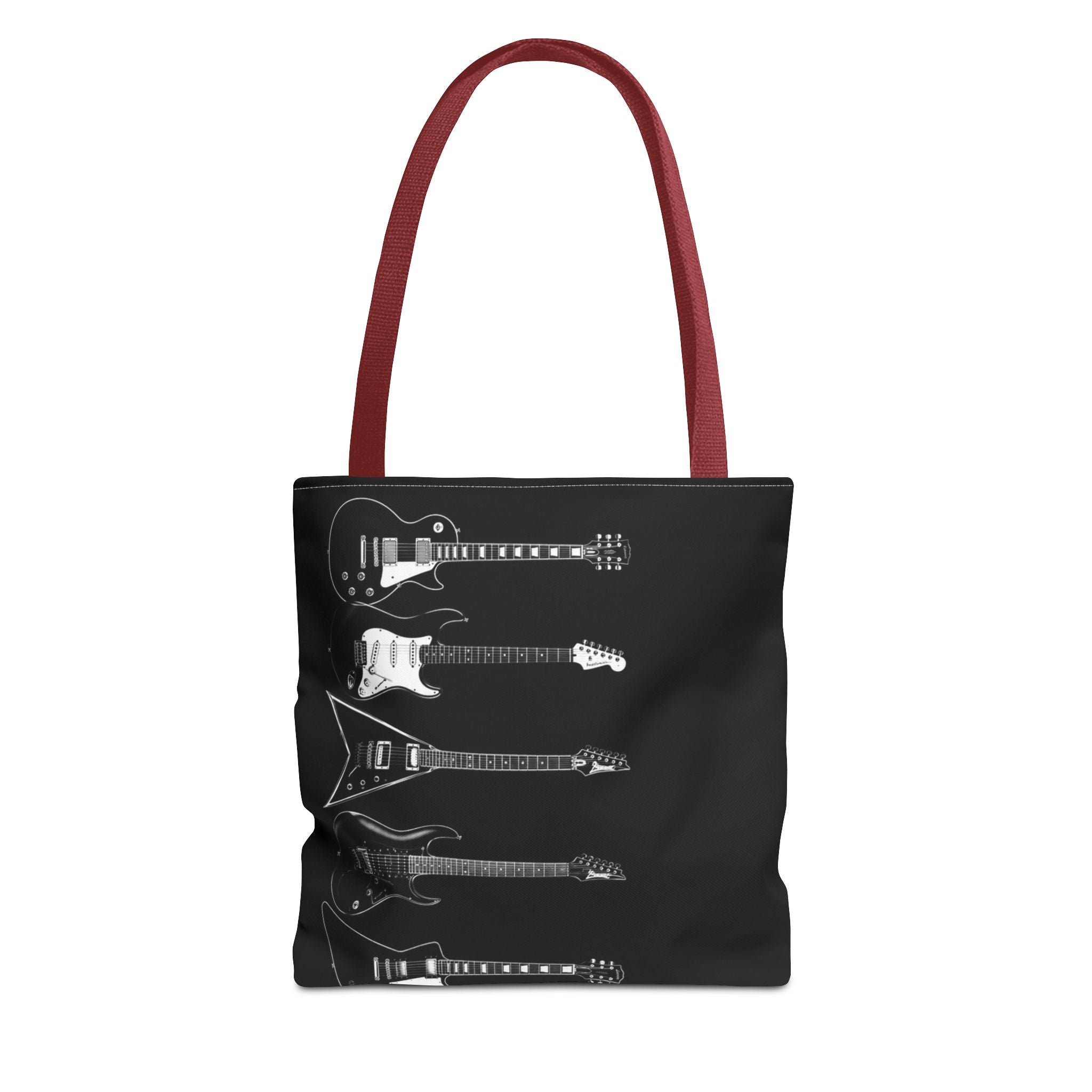 Electric Guitars Black Tote Bag – Rock Music Instrument Shopper
