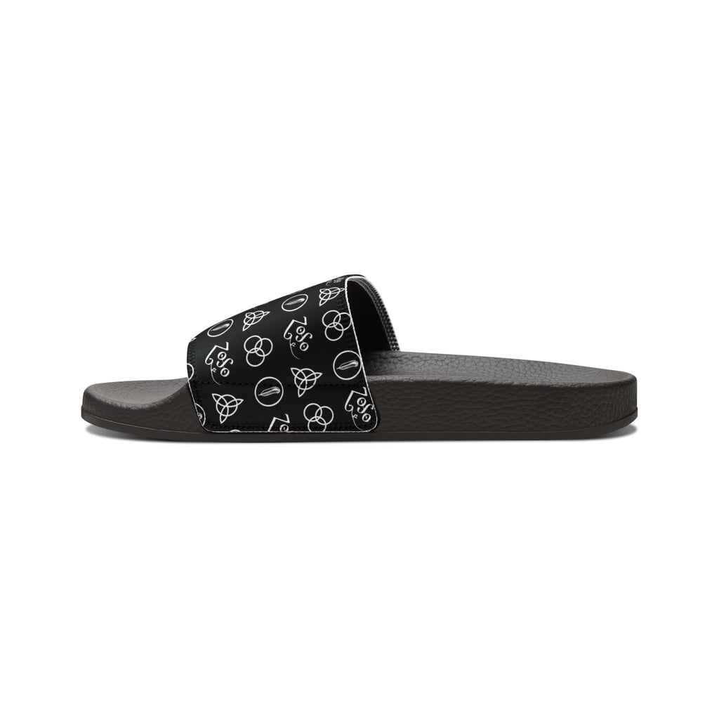 Men's Removable-Strap Sandals — Led Zeppelin symbols Slide Sandals