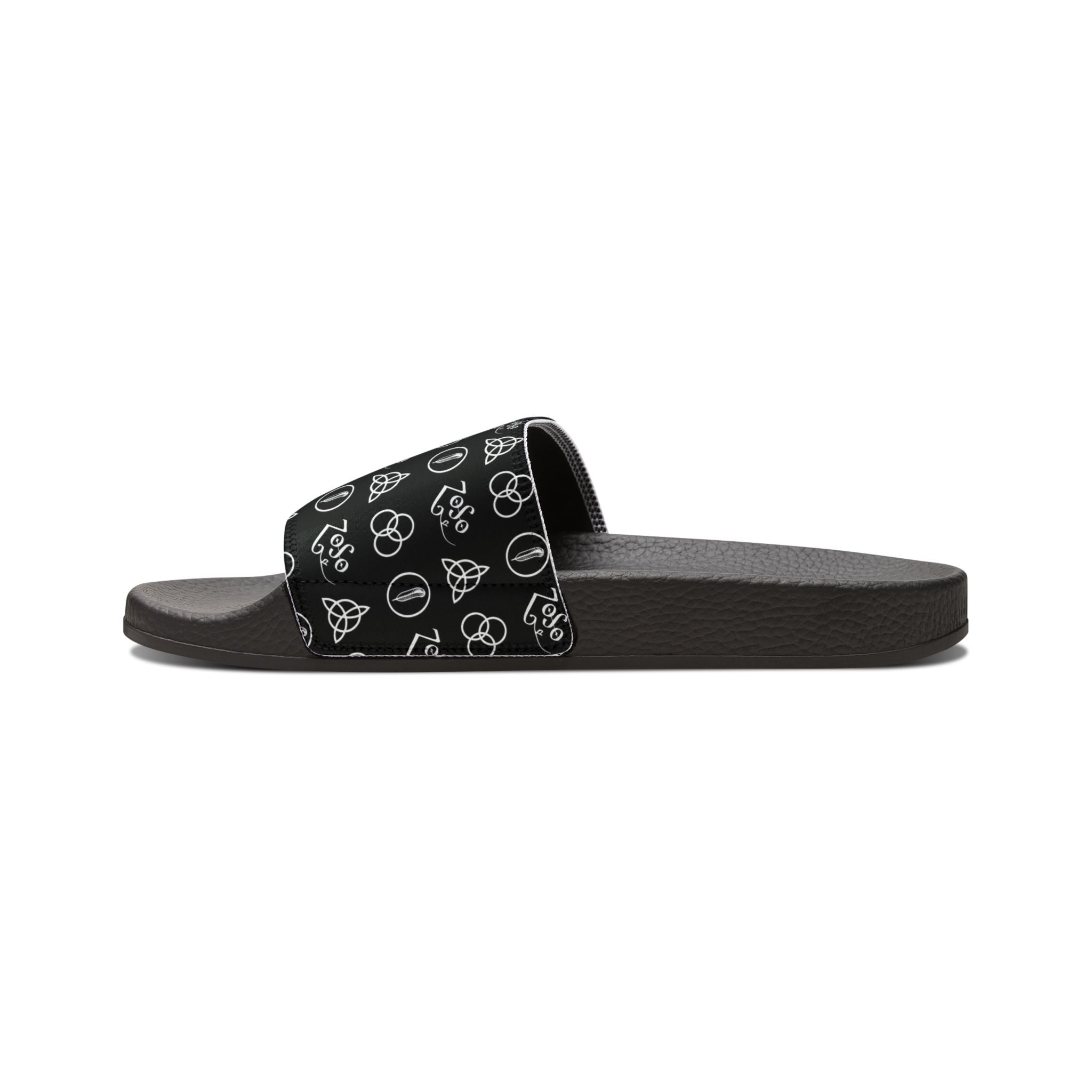 Men's Removable-Strap Sandals — Led Zeppelin symbols Slide Sandals