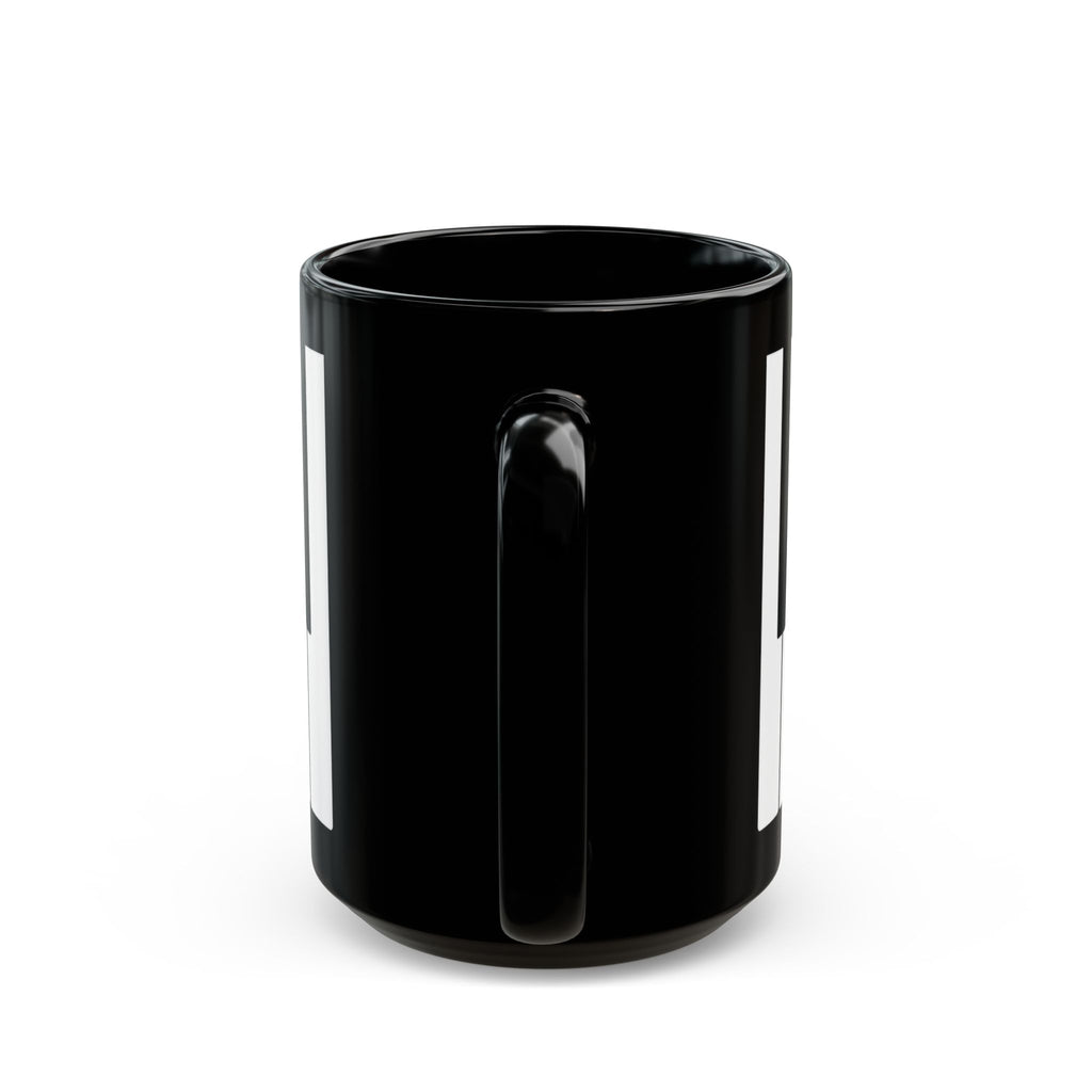 Piano Keyboard Black Coffee Mug – Musician Gift, 11oz & 15oz