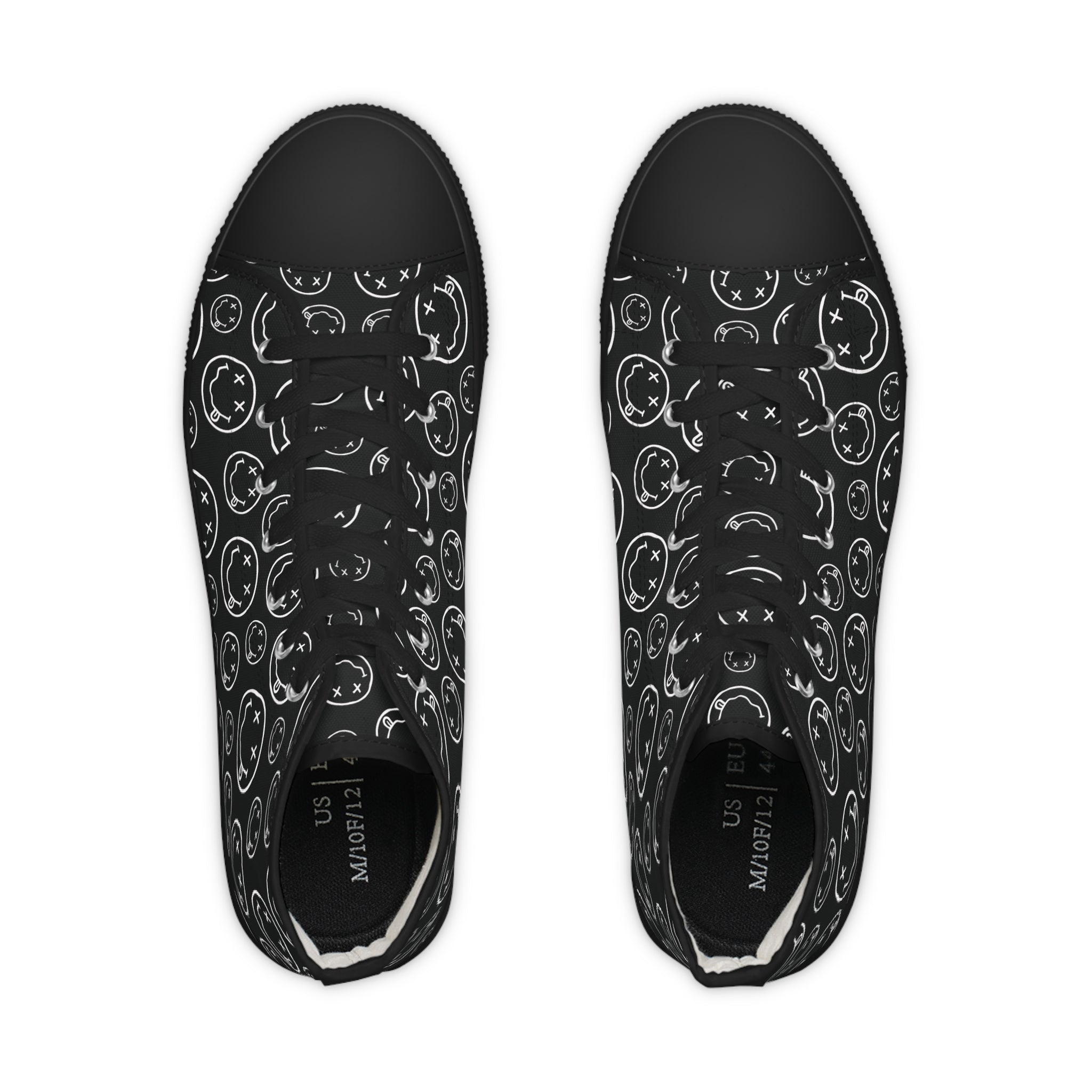 High Top Sneakers – Nirvana grunge Skate Shoes